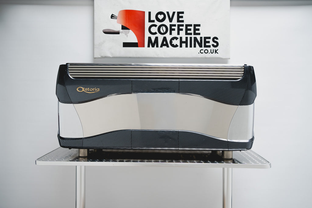 Astoria CMA Valina 3 Group Multi Boiler Plus4You Carbon Fibre Finish Espresso Machine (Refurbished)