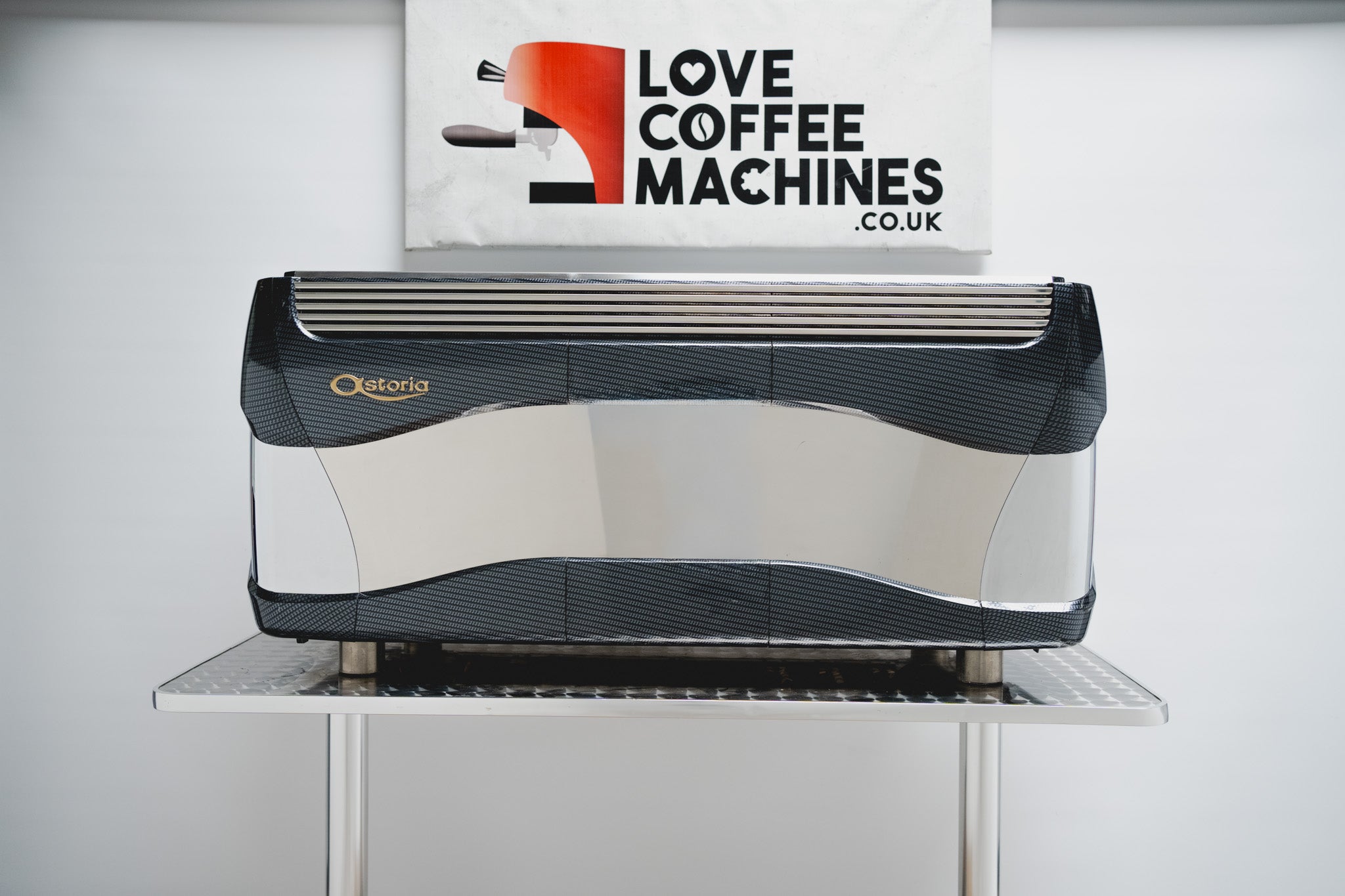 Astoria CMA Valina 3 Group Multi Boiler Plus4You Carbon Fibre Finish Espresso Machine (Refurbished)
